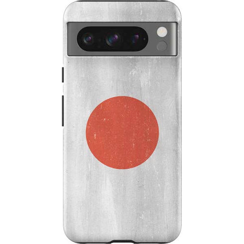 Japanese Flag Distressed Google Pixel 8 Pro Impact Case